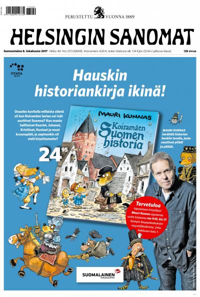 Helsingin Sanomat 8.10.2017 Lehtiluukku.fi Helsingin Sanomat 8.10.2017 Lehtiluukku.fi