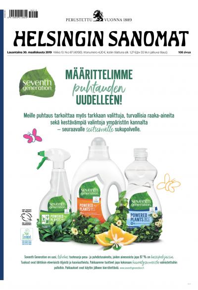 Helsingin Sanomat 30.3.2019 Lehtiluukku.fi Helsingin Sanomat 30.3.2019 Lehtiluukku.fi