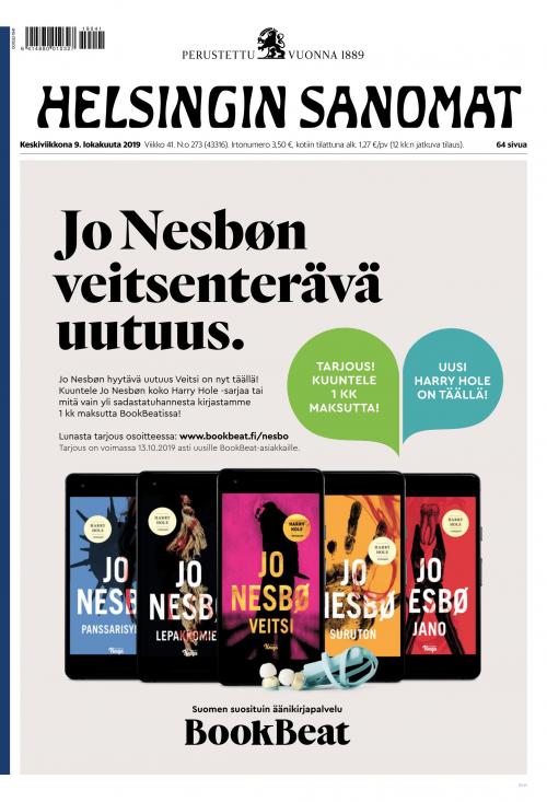 Helsingin Sanomat 9.10.2019 Lehtiluukku.fi Helsingin Sanomat 9.10.2019 Lehtiluukku.fi