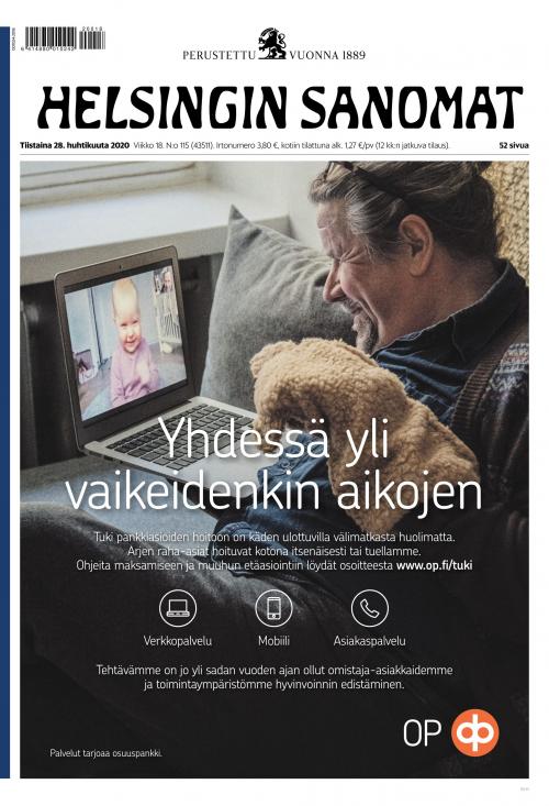 Helsingin Sanomat 28.4.2020 Lehtiluukku.fi Helsingin Sanomat 28.4.2020 Lehtiluukku.fi