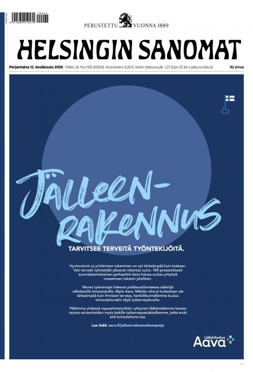 Helsingin Sanomat 12.6.2020 Lehtiluukku.fi Helsingin Sanomat 12.6.2020 Lehtiluukku.fi