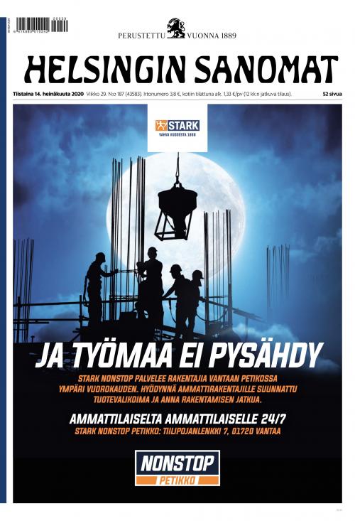 Helsingin Sanomat 14.7.2020 Lehtiluukku.fi Helsingin Sanomat 14.7.2020 Lehtiluukku.fi