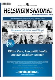 Helsingin Sanomat Lue uusin numero netissä! Lehtiluukku.fi Helsingin Sanomat 8.10.2017 Lehtiluukku.fi