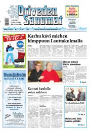 Oriveden Sanomat 31.01.2013