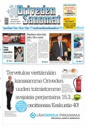 Oriveden Sanomat 14.03.2013