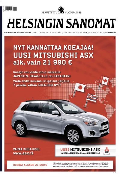 Helsingin Sanomat 23.03.2013 Lehtiluukku.fi Helsingin Sanomat 23.03.2013 Lehtiluukku.fi