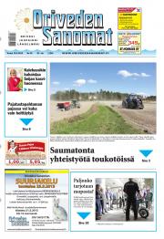 Oriveden Sanomat 16.05.2013