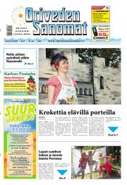 Oriveden Sanomat 27.06.2013