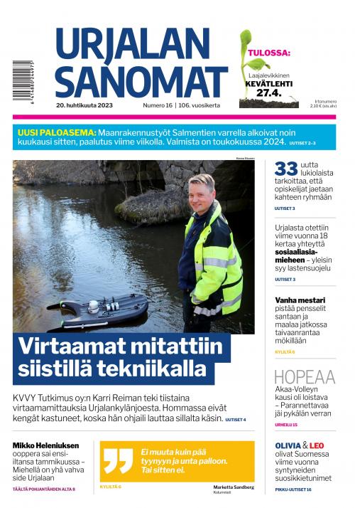 Lue Urjalan Sanomien näköislehteä - Urjalan Sanomat