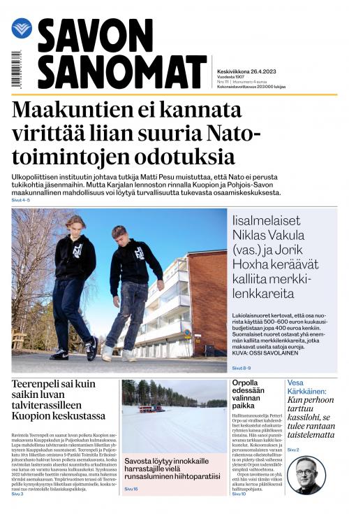 ePress - Sanomalehdet - Savon Sanomat