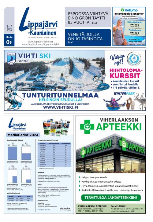 Lippajärvi-Kauniainen-lehti