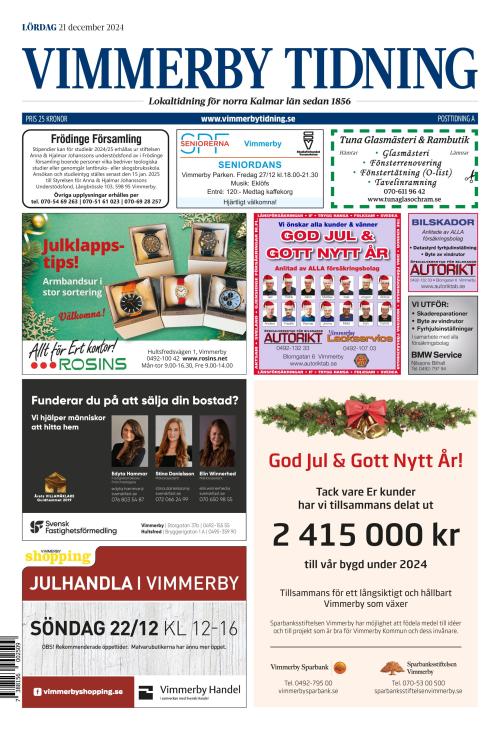 Vimmerby Tidning / Kinda-Posten