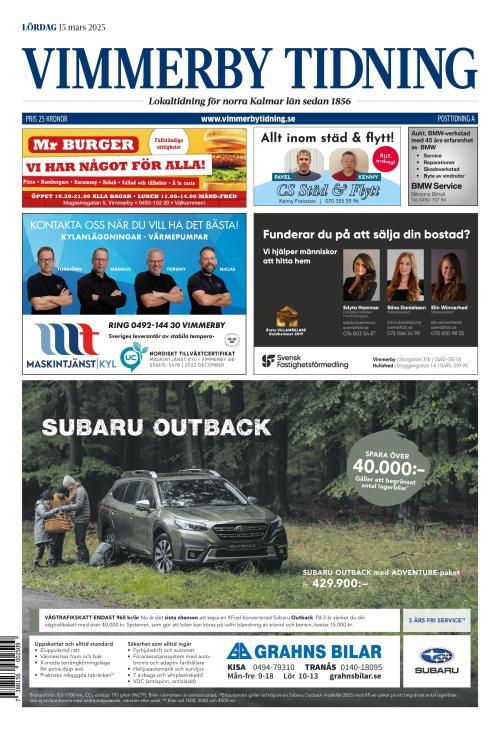 Vimmerby Tidning / Kinda-Posten