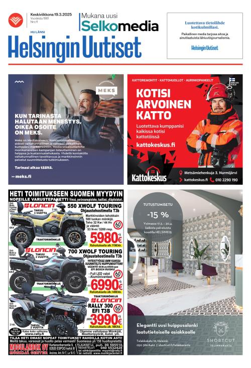 Helsingin Uutiset Länsi