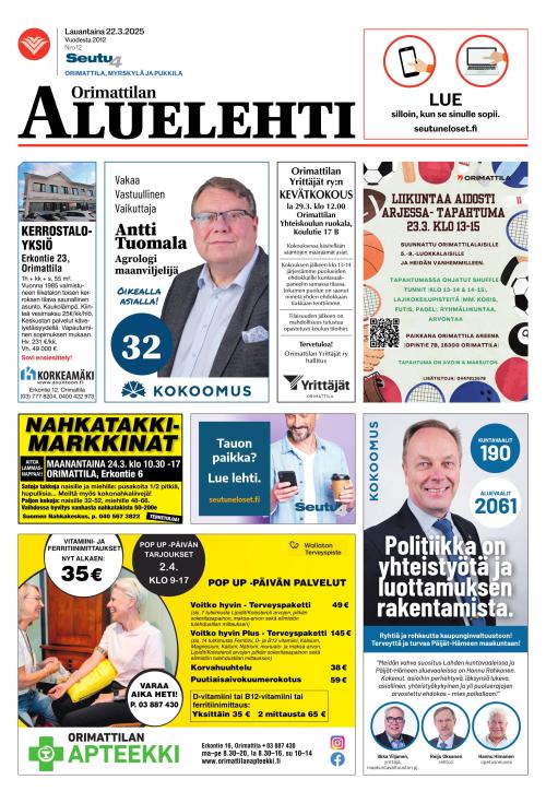 Orimattilan aluelehti