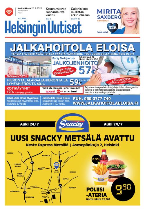 Helsingin Uutiset Länsi
