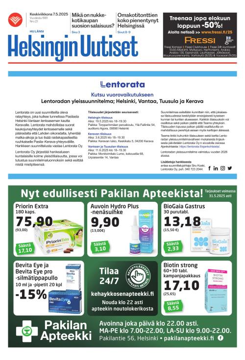 Helsingin Uutiset Länsi