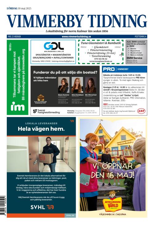 Vimmerby Tidning / Kinda-Posten