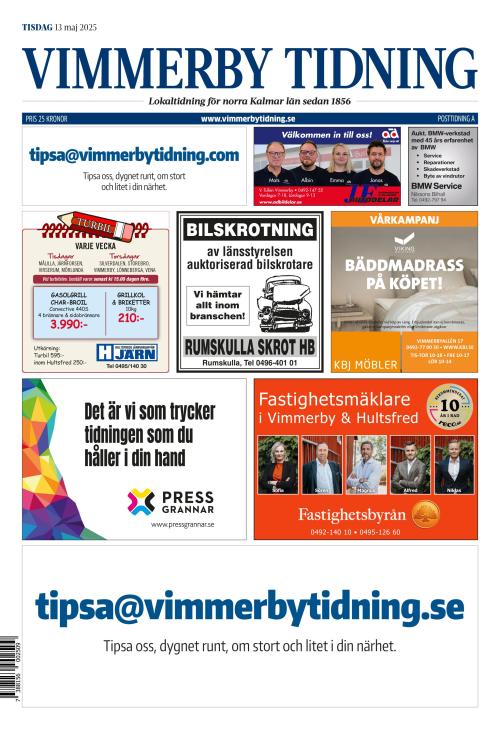 Vimmerby Tidning / Kinda-Posten