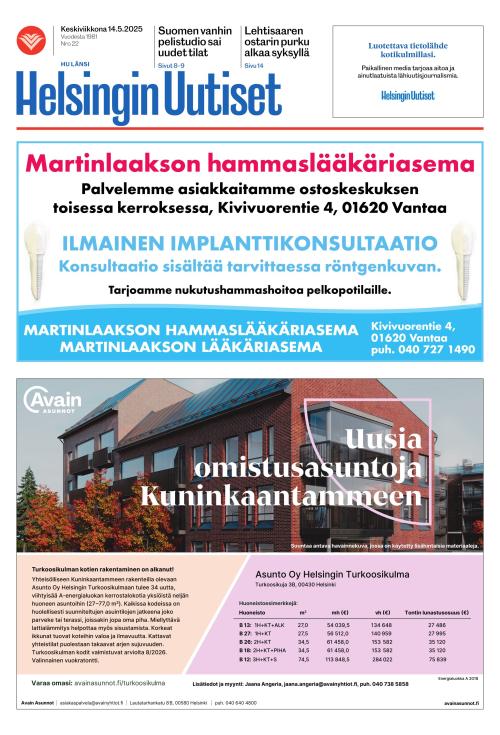 Helsingin Uutiset Länsi