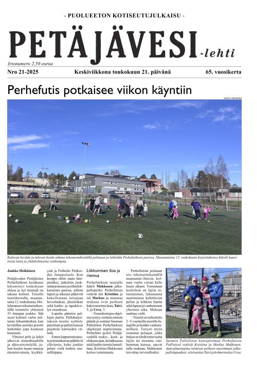 Petäjävesi-lehti