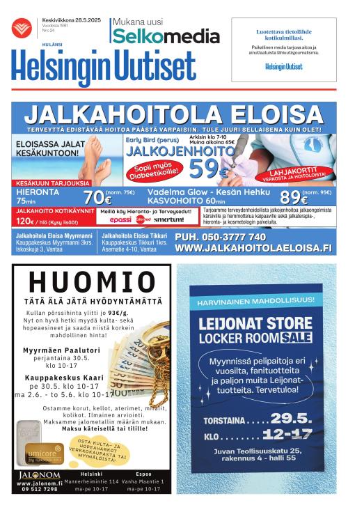 Helsingin Uutiset Länsi