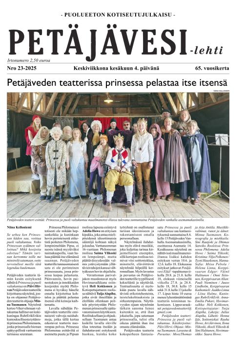 Petäjävesi-lehti