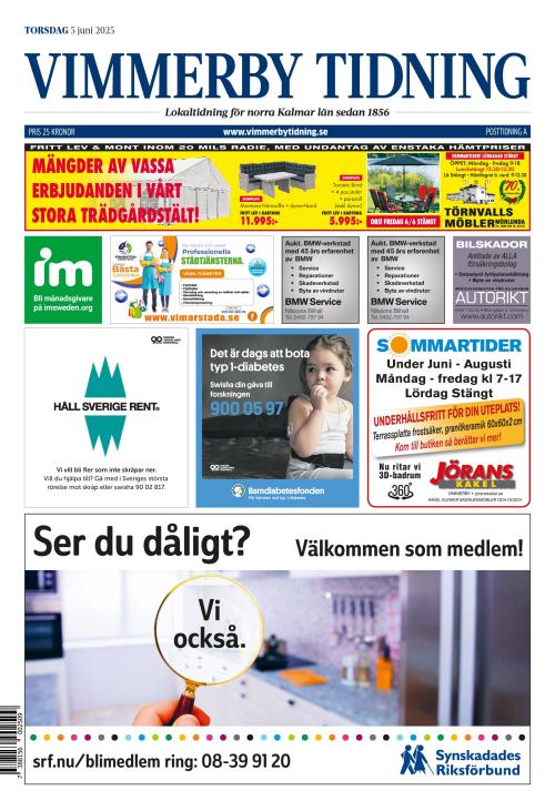 Vimmerby Tidning / Kinda-Posten