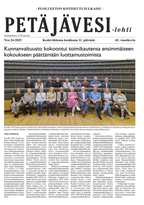 Petäjävesi-lehti