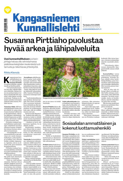 Kangasniemen kunnallislehti