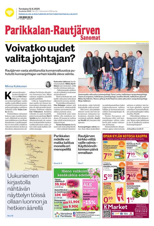 Parikkalan-Rautjärven Sanomat