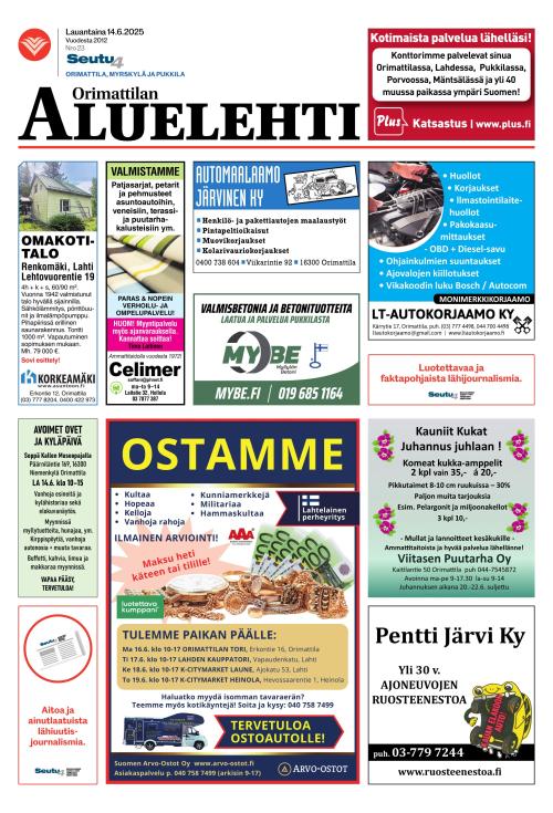 Orimattilan aluelehti