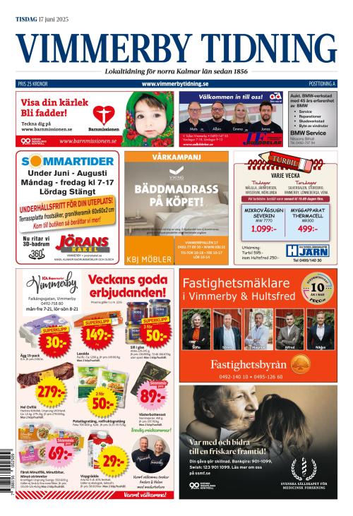Vimmerby Tidning / Kinda-Posten