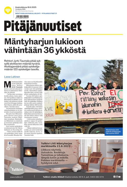Pitäjänuutiset