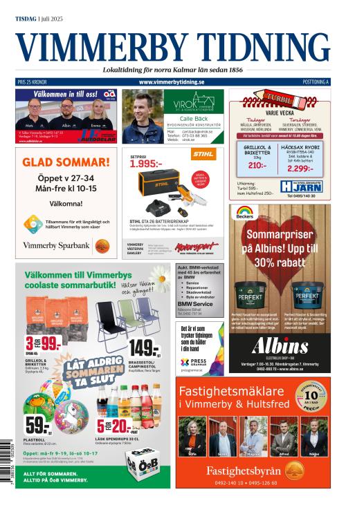 Vimmerby Tidning / Kinda-Posten