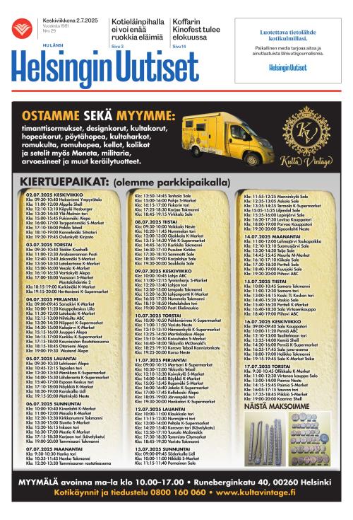 Helsingin Uutiset Länsi