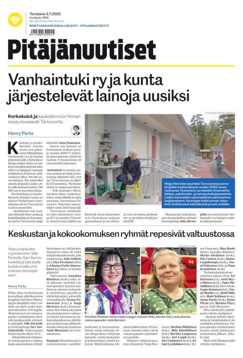 Pitäjänuutiset