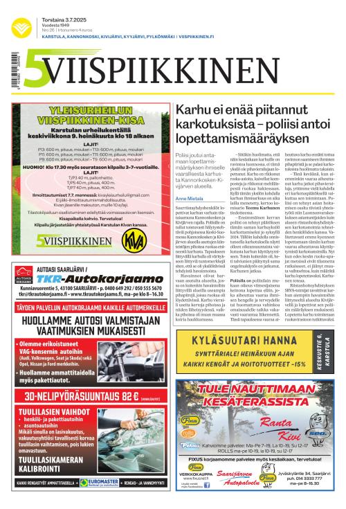 Viiden Kunnan  Sanomat