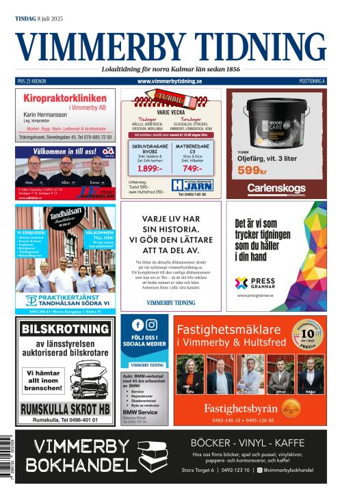 Vimmerby Tidning / Kinda-Posten