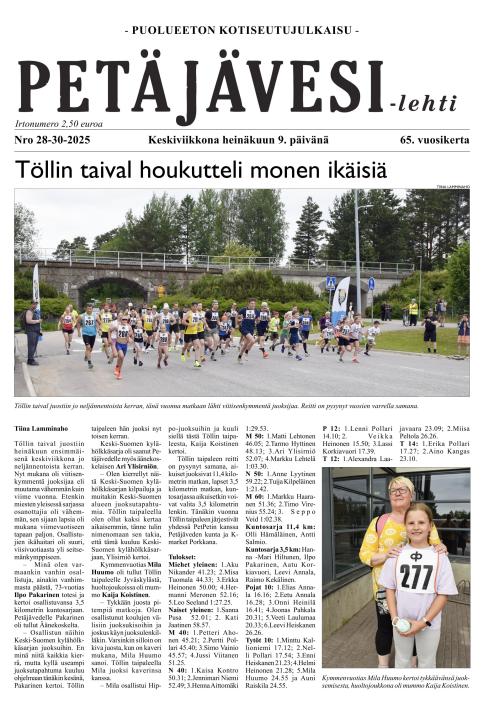 Petäjävesi-lehti