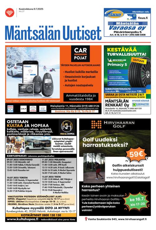 Mäntsälän Uutiset