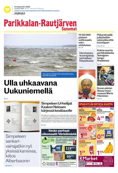 Parikkalan-Rautjärven Sanomat