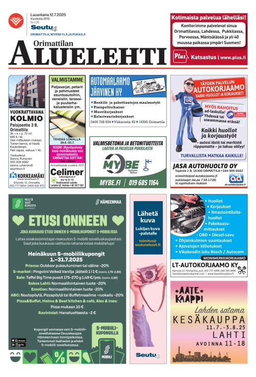 Orimattilan aluelehti