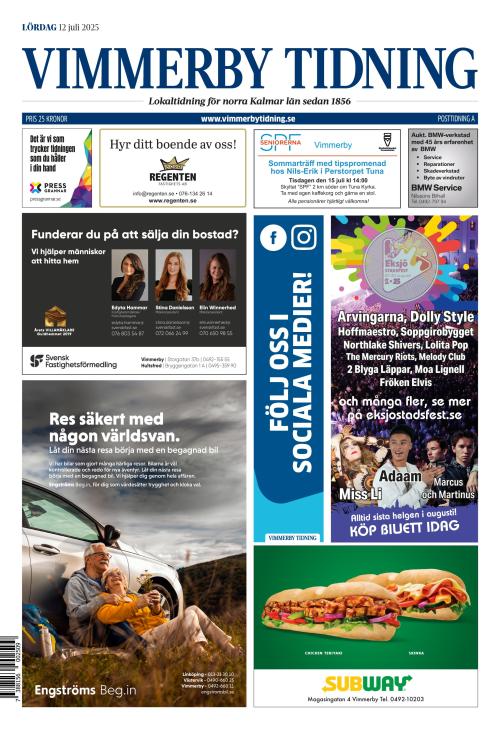 Vimmerby Tidning / Kinda-Posten