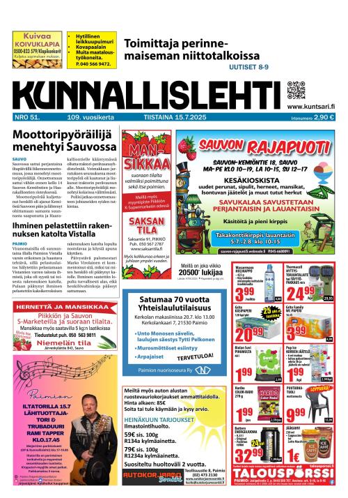 Kunnallislehti Paimio-Sauvo-Kaarina