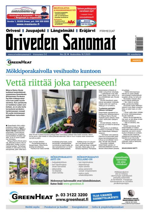 Oriveden Sanomat
