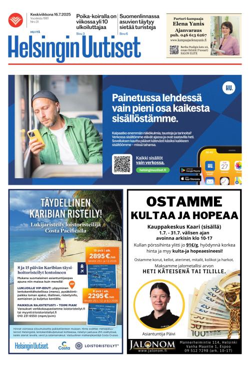 Helsingin Uutiset Itä