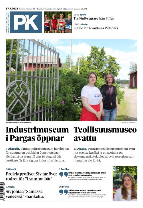 Pargas Kungörelser - Paraisten Kuulutukset