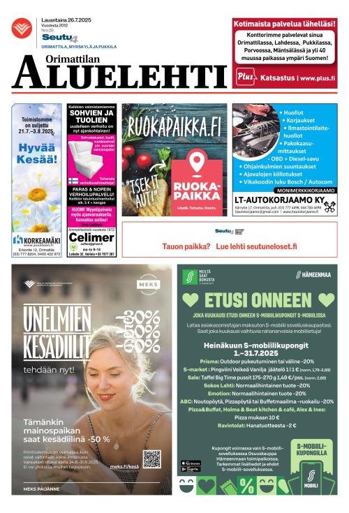 Orimattilan aluelehti