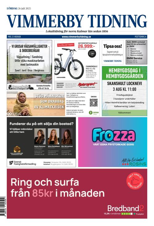 Vimmerby Tidning / Kinda-Posten